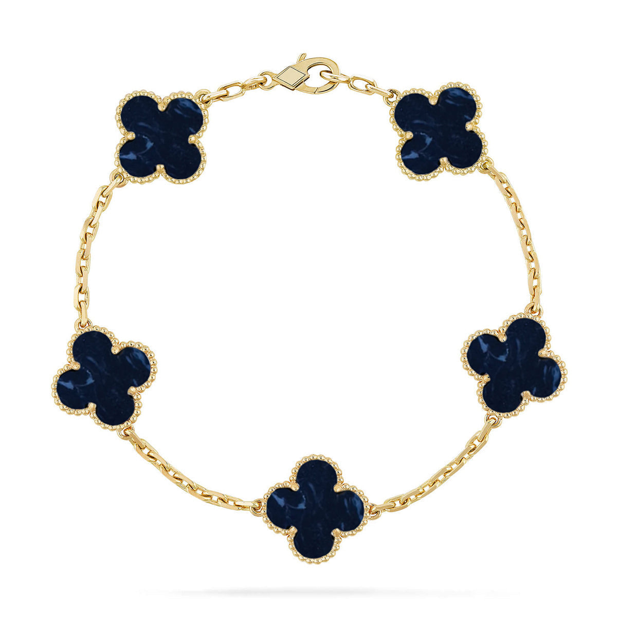 [⭐Haelin Jewelry]CLOVER 5 MOTIF PIETERSITE BRACELET COLLECTION
