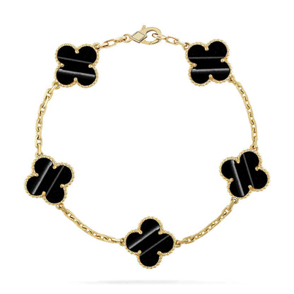 [⭐Haelin Jewelry] CLOVER 5 MOTIF PULSAR STONE BRACELET COLLECTION