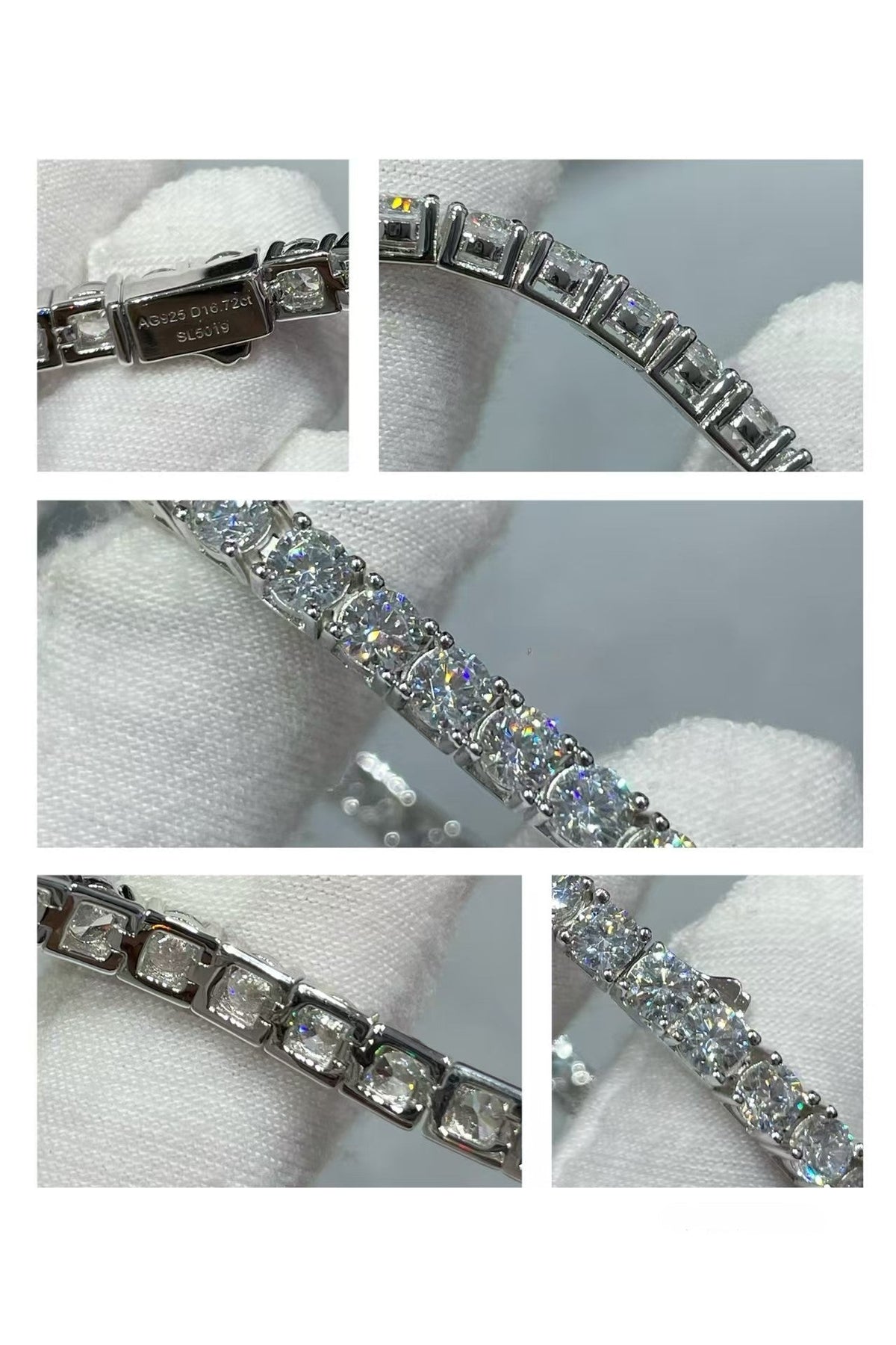 [⭐Haelin Jewelry jewelrys]TENNIS BRACELET WITH FULL DIAMOND SETTING