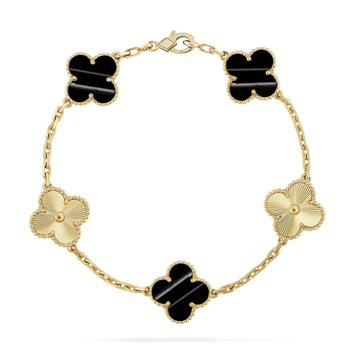 [⭐Haelin Jewelry] CLOVER 5 MOTIF PULSAR STONE BRACELET COLLECTION