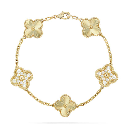 [⭐Haelin Jewelry] CLOVER 5 MOTIF LASER BRACELET COLLECTION