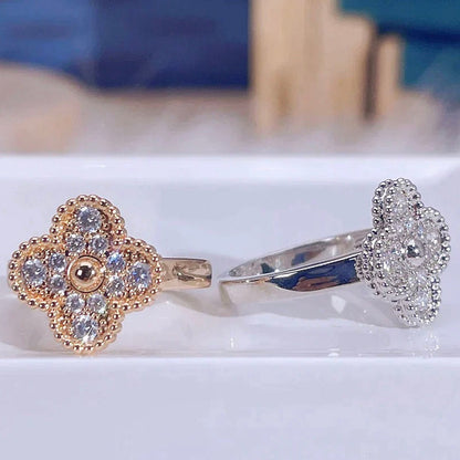 [⭐Haelin Jewelry]CLOVER DIAMOND RING