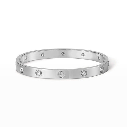 [⭐Haelin Jewelry]LOVE BRACELET 6.1MM 10 DIAMONDS
