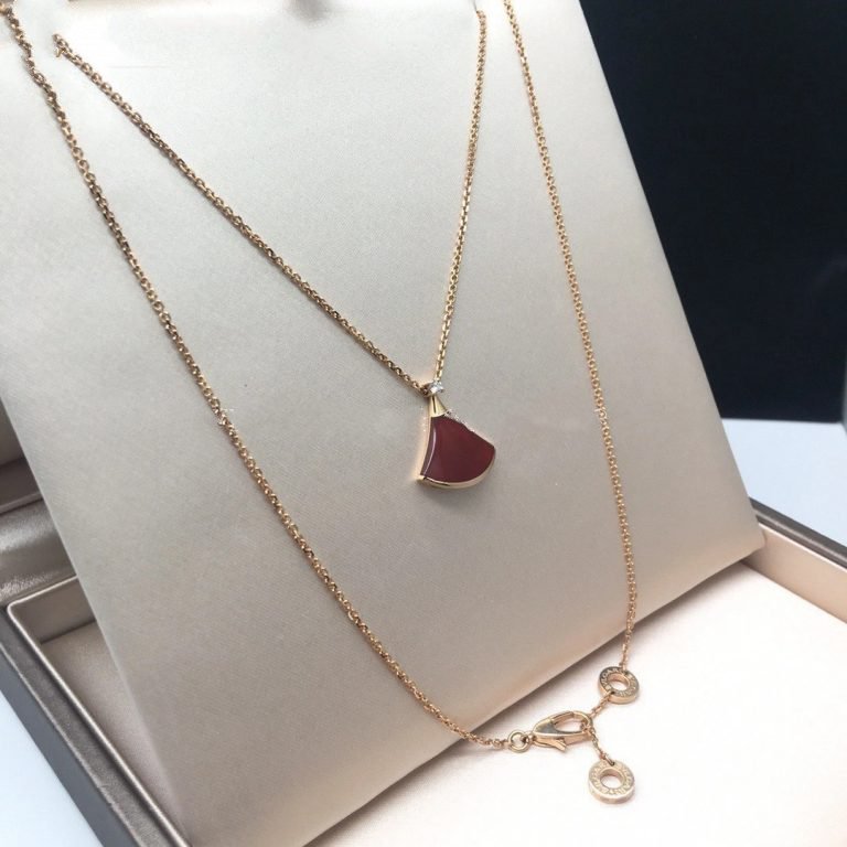 [⭐Haelin Jewelry]DREAM NECKLACE CARNELIAN 1 DIAMOND