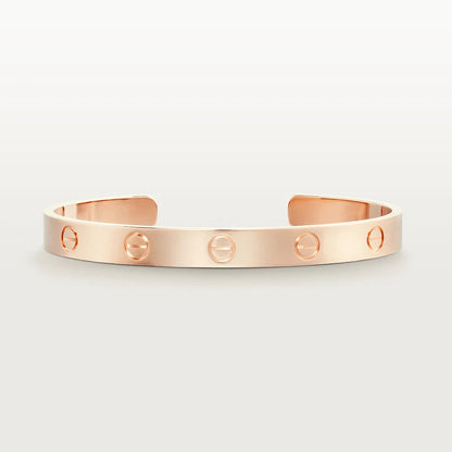 [⭐Haelin Jewelry]LOVE BRACELET 6.1MM OPEN CUFF