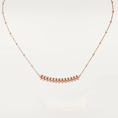 [⭐Haelin Jewelry]CLASH PINK GOLD NECKLACE