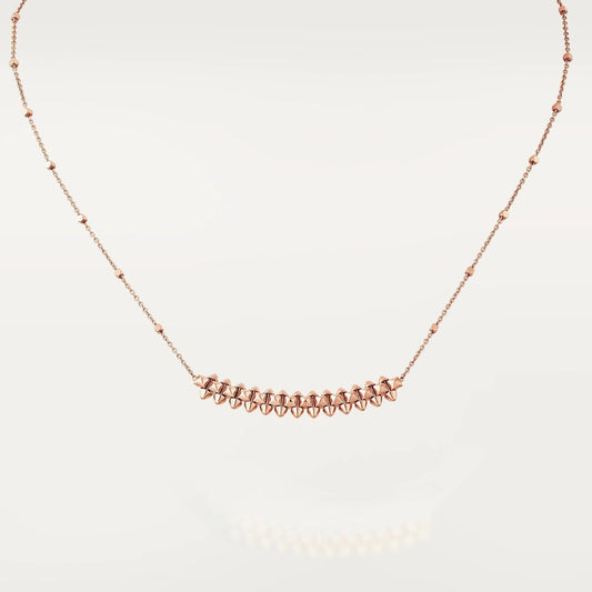[⭐Haelin Jewelry]CLASH PINK GOLD NECKLACE