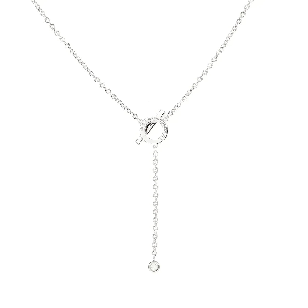 [⭐Haelin Jewelry]FINESSE SILVER DIAMOND NECKLACE