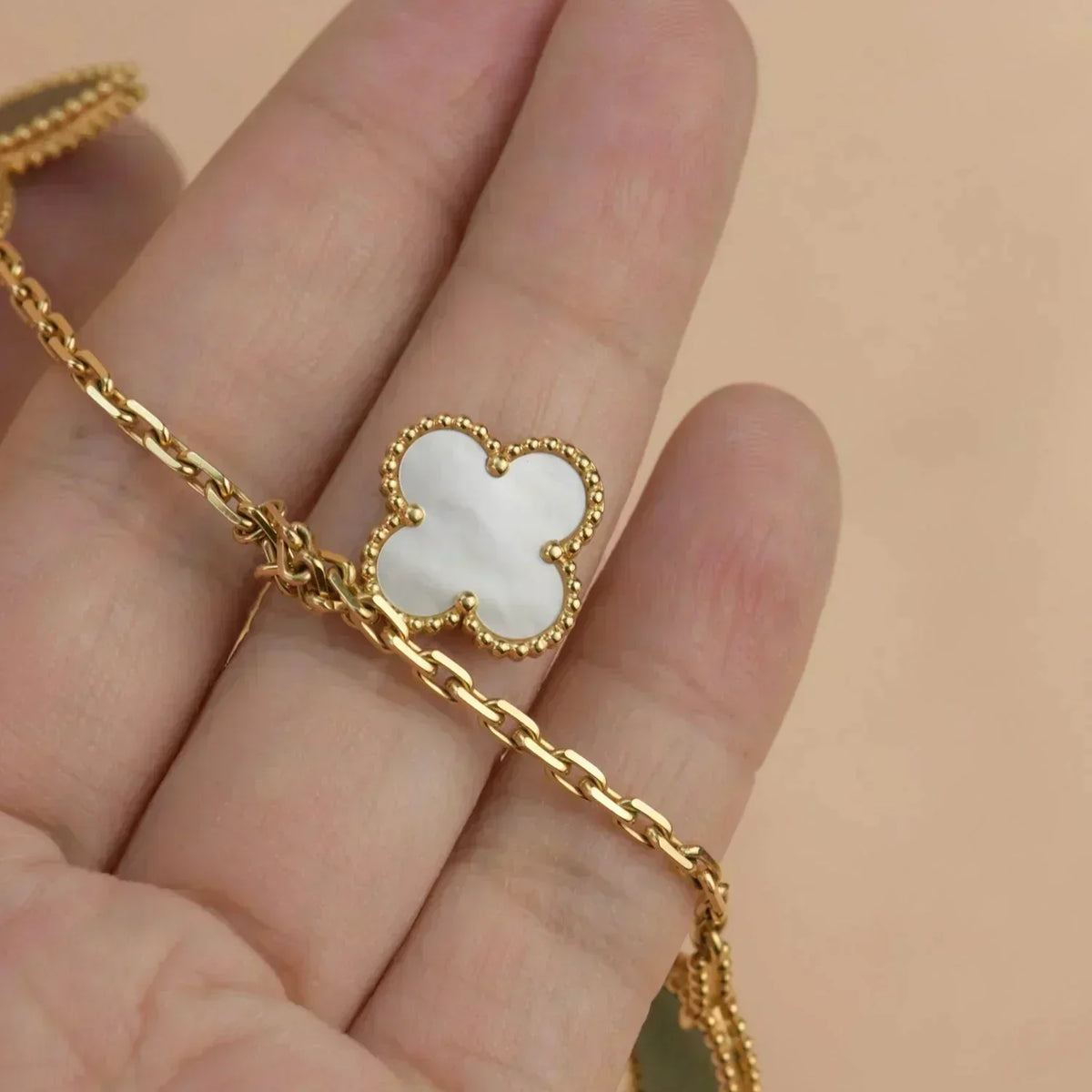 [⭐Haelin Jewelry]LUCKY SPRING 5 MOTIF GOLD BRACELET