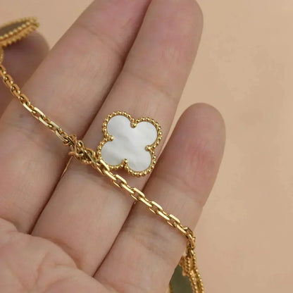 [⭐Haelin Jewelry]LUCKY SPRING 5 MOTIF GOLD BRACELET
