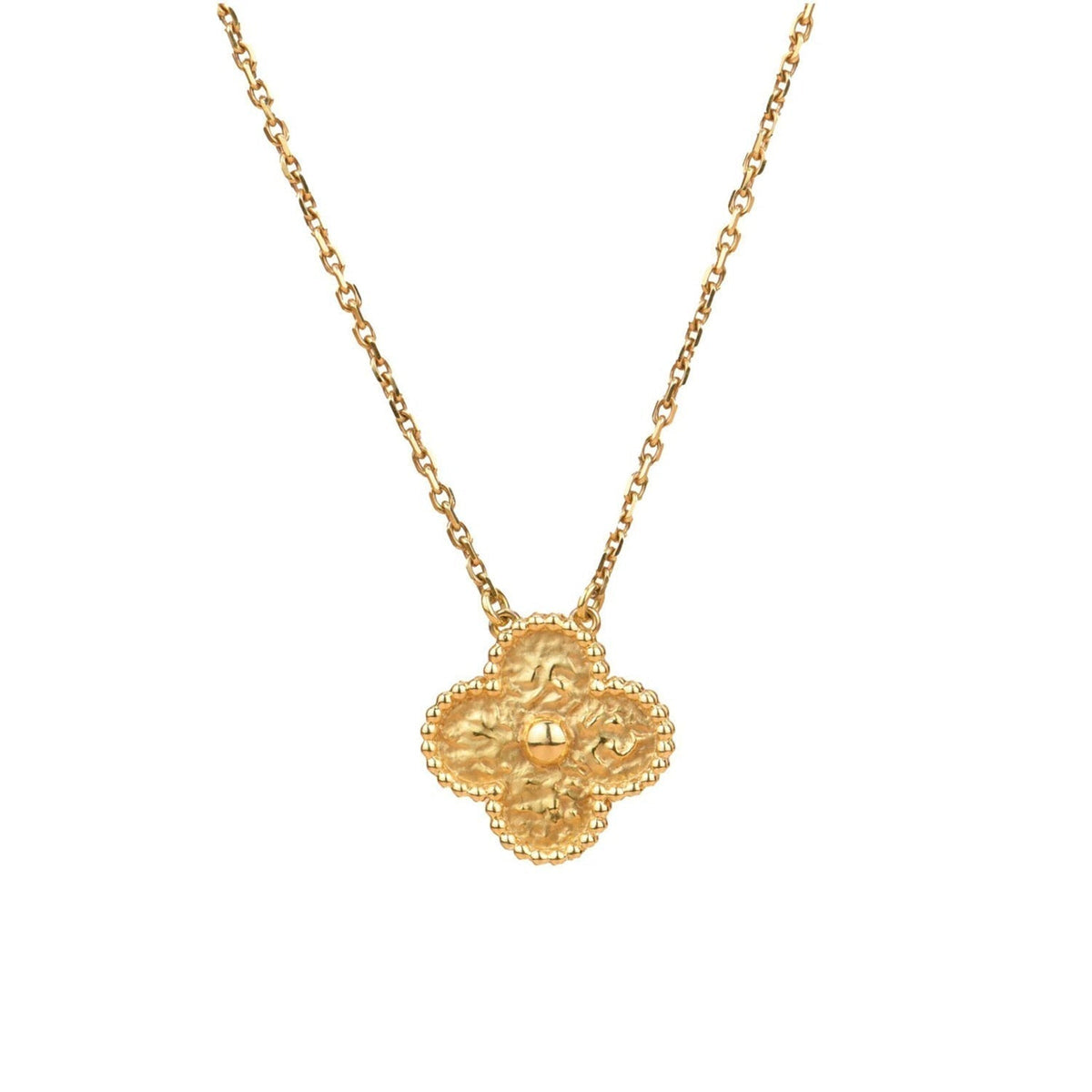 [⭐Haelin Jewelry]CLOVER 15MM  BRONZING NECKLACE
