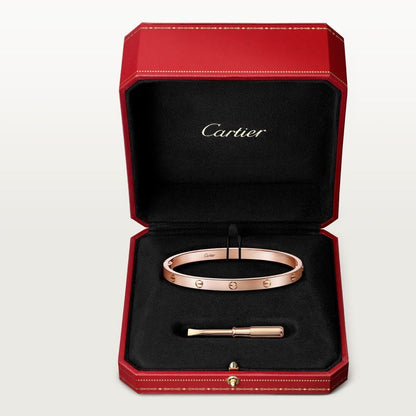 [⭐Haelin Jewelry]LOVE BRACELET 4.8MM 4 DIAMONDS