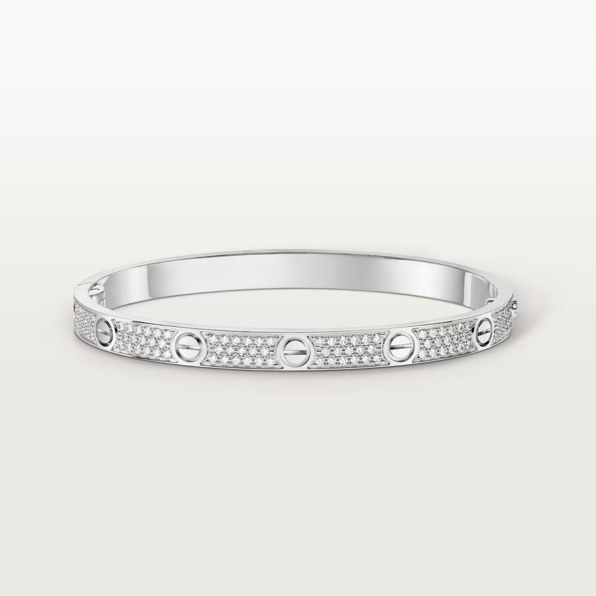 [⭐Haelin Jewelry]LOVE BRACELET 4.8MM DIAMOND-PAVED