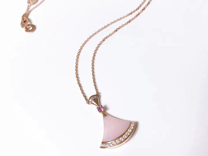 [⭐Haelin Jewelry]DREAM NECKLACE PINK MOP DIAMOND