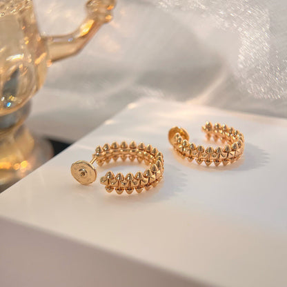 [⭐Haelin Jewelry]CLASH SMALL HOOP EARRINGS