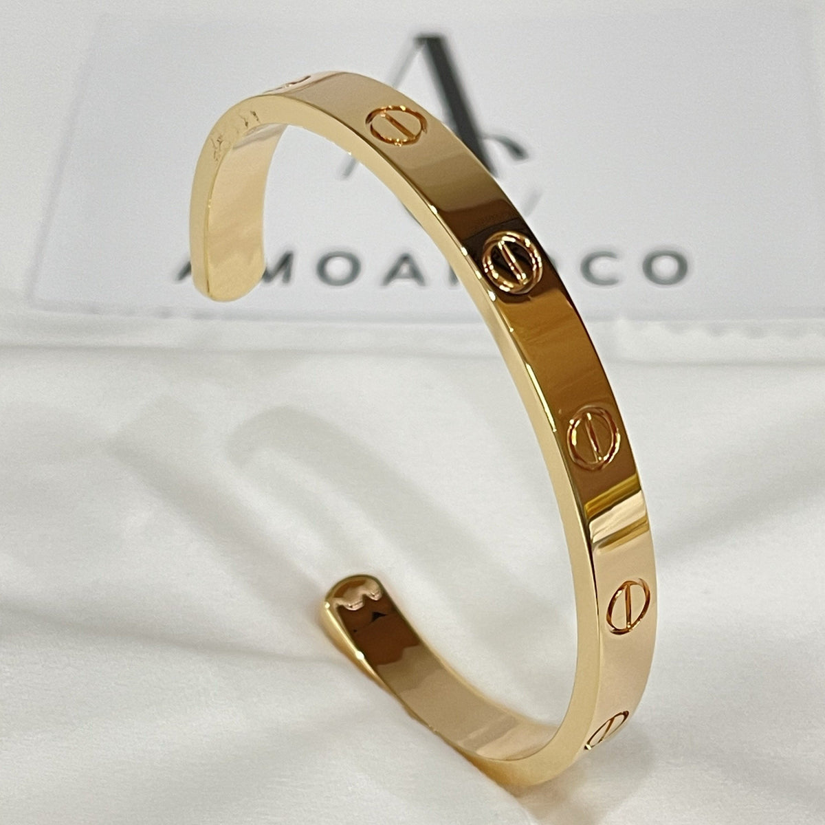 [⭐Haelin Jewelry]LOVE BRACELET 6.1MM OPEN CUFF