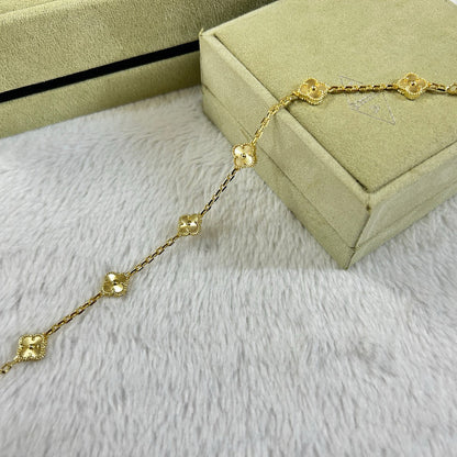 [⭐Haelin Jewelry]CLOVER 6 MOTIF DIAMOND BRACELET