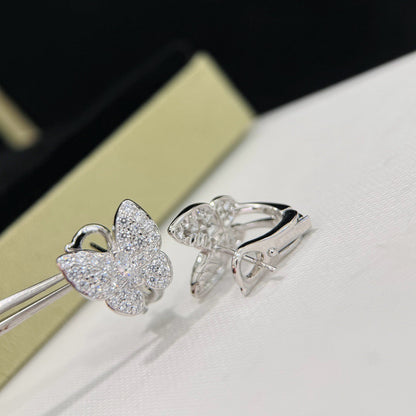 [⭐Haelin Jewelry]BUTTERFLY ALL DIAMOND EARRINGS