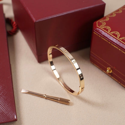[⭐Haelin Jewelry]LOVE BRACELET 3.65MM NO DIAMONDS