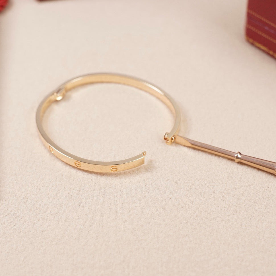 [⭐Haelin Jewelry]LOVE BRACELET 3.65MM NO DIAMONDS