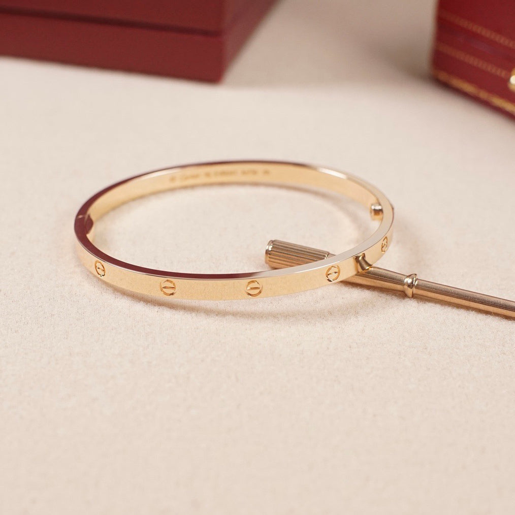 [⭐Haelin Jewelry]LOVE BRACELET 3.65MM NO DIAMONDS