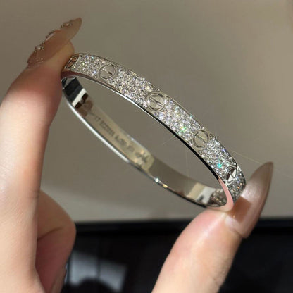 [⭐Haelin Jewelry]LOVE BRACELET 6.1MM DIAMOND-PAVED