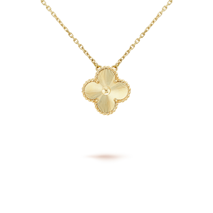 [⭐Haelin Jewelry]CLOVER 15MM LASER NECKLACE