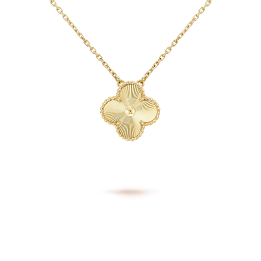 [⭐Haelin Jewelry]CLOVER 15MM LASER NECKLACE AND BOX