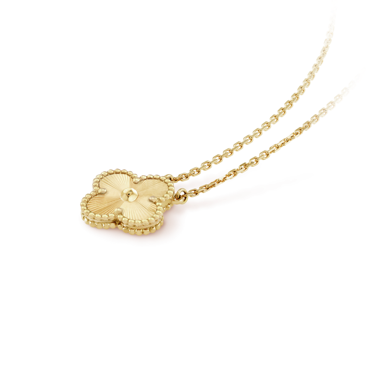 [⭐Haelin Jewelry]CLOVER 15MM LASER NECKLACE