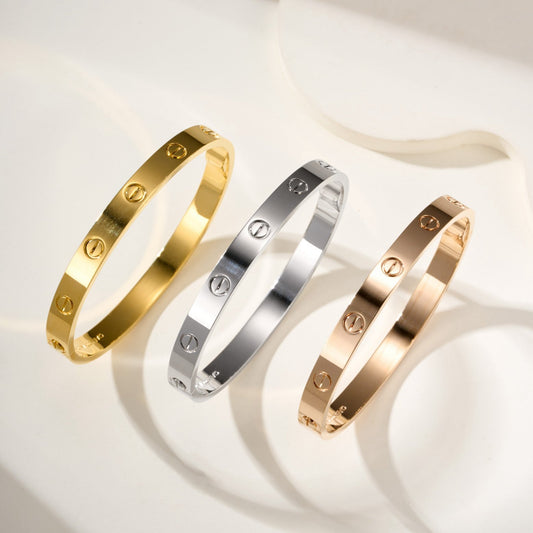 [⭐Haelin Jewelry]LOVE BRACELET 6.1MM NO DIAMONDS