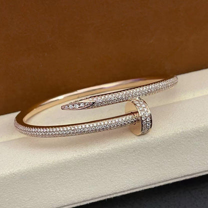 [⭐Haelin Jewelry]JUSTE BRACELET 3.5MM ALL DIAMONDS