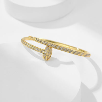 [⭐Haelin Jewelry]JUSTE BRACELET 3.5MM ALL DIAMONDS