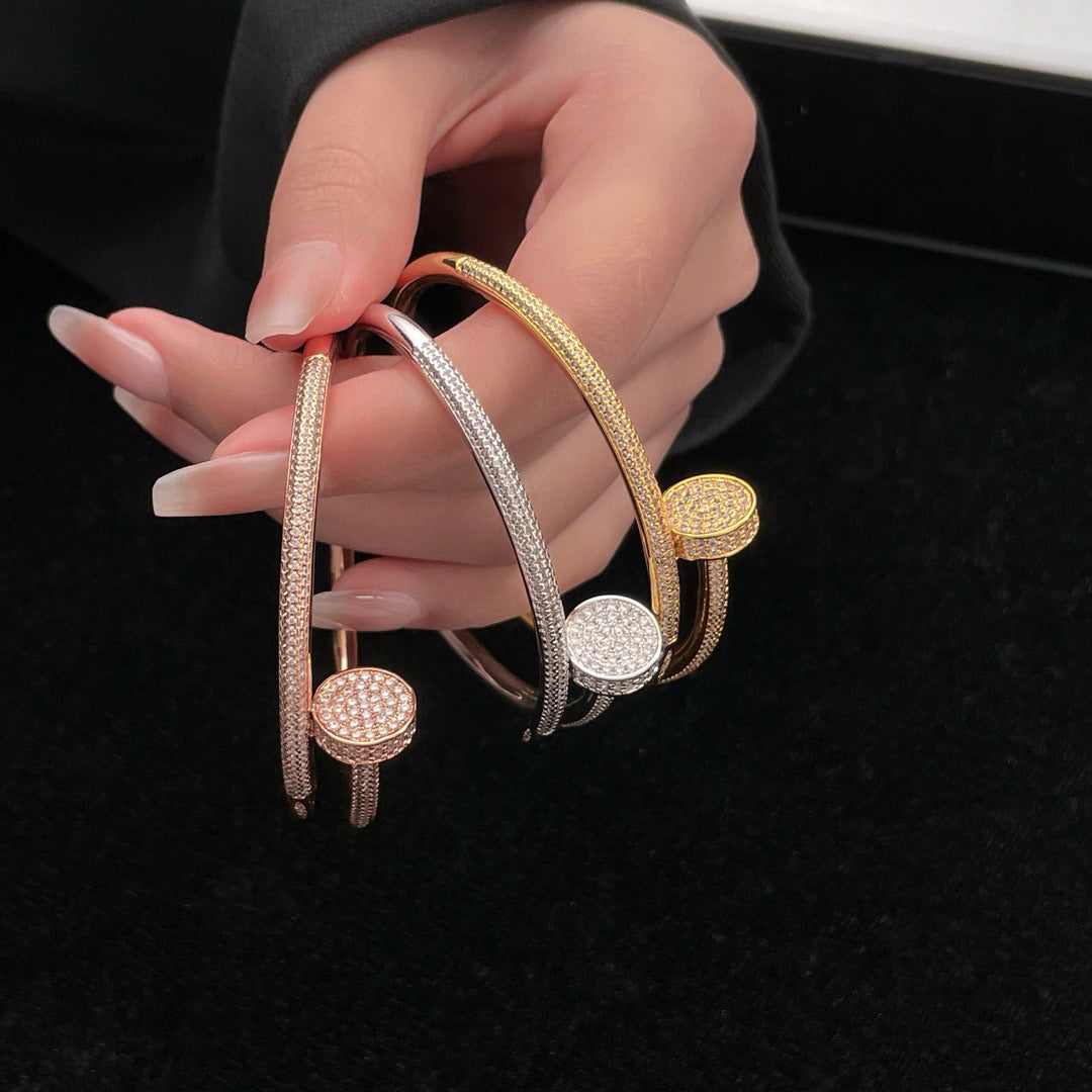 [⭐Haelin Jewelry]JUSTE BRACELET 3.5MM ALL DIAMONDS