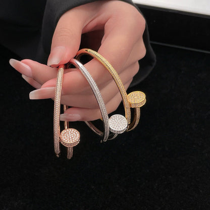 [⭐Haelin Jewelry]JUSTE BRACELET 3.5MM ALL DIAMONDS