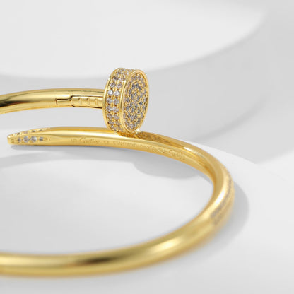 [⭐Haelin Jewelry]JUSTE BRACELET 3.5MM ALL DIAMONDS