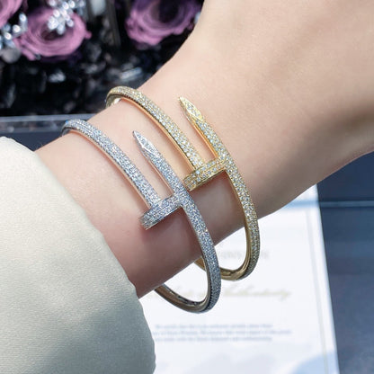 [⭐Haelin Jewelry]JUSTE BRACELET 3.5MM ALL DIAMONDS