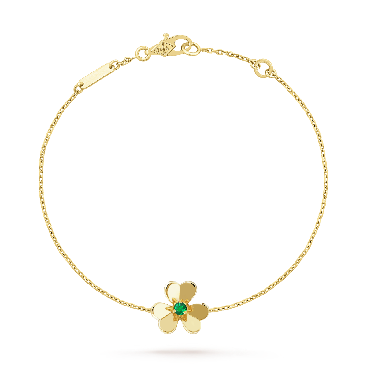 [⭐Haelin Jewelry]FRIVOLE GOLD FLOWER PINK MALACHITE BRACELET