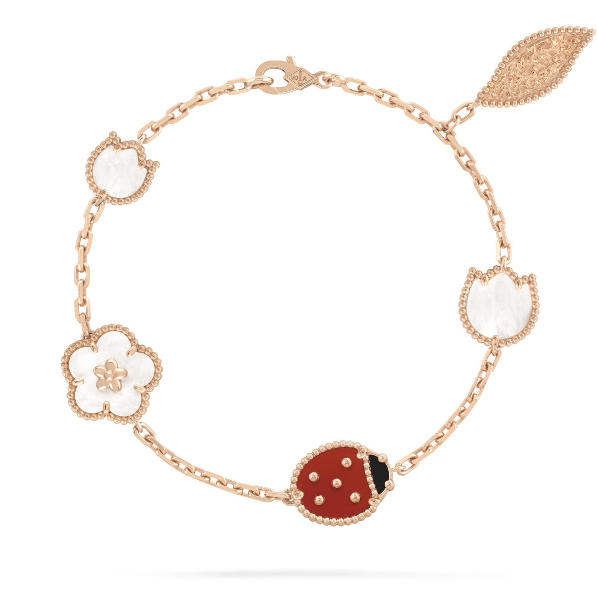 [⭐Haelin Jewelry]LUCKY SPRING 5 MOTIF BRACELET
