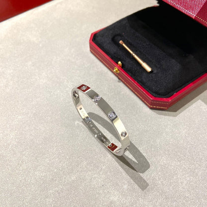 [⭐Haelin Jewelry]LOVE BRACELET 6.1MM 10 DIAMONDS