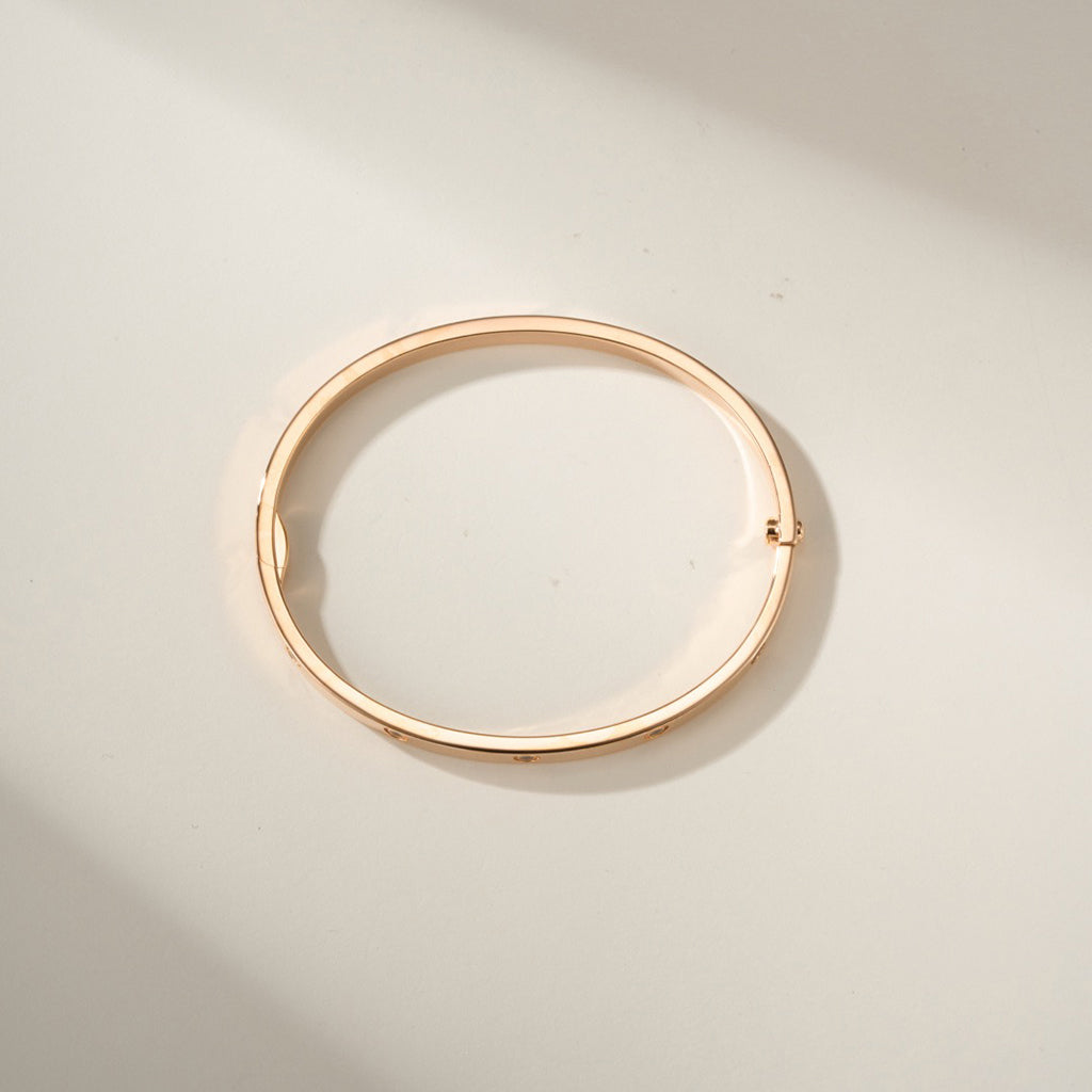 [⭐Haelin Jewelry]LOVE BRACELET 3.65MM 10 DIAMONDS