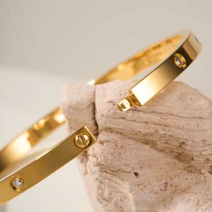 [⭐Haelin Jewelry]LOVE BRACELET 3.65MM 10 DIAMONDS