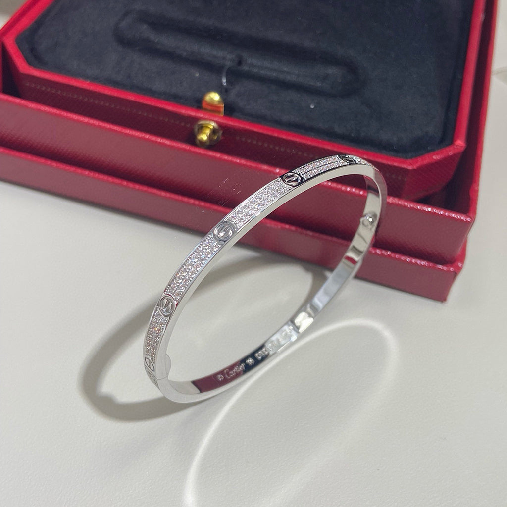 [⭐Haelin Jewelry]LOVE BRACELET 3.65MM DIAMOND-PAVED