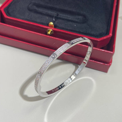 [⭐Haelin Jewelry]LOVE BRACELET 3.65MM DIAMOND-PAVED