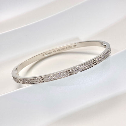 [⭐Haelin Jewelry]LOVE BRACELET 3.65MM DIAMOND-PAVED