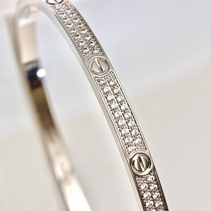 [⭐Haelin Jewelry]LOVE BRACELET 3.65MM DIAMOND-PAVED