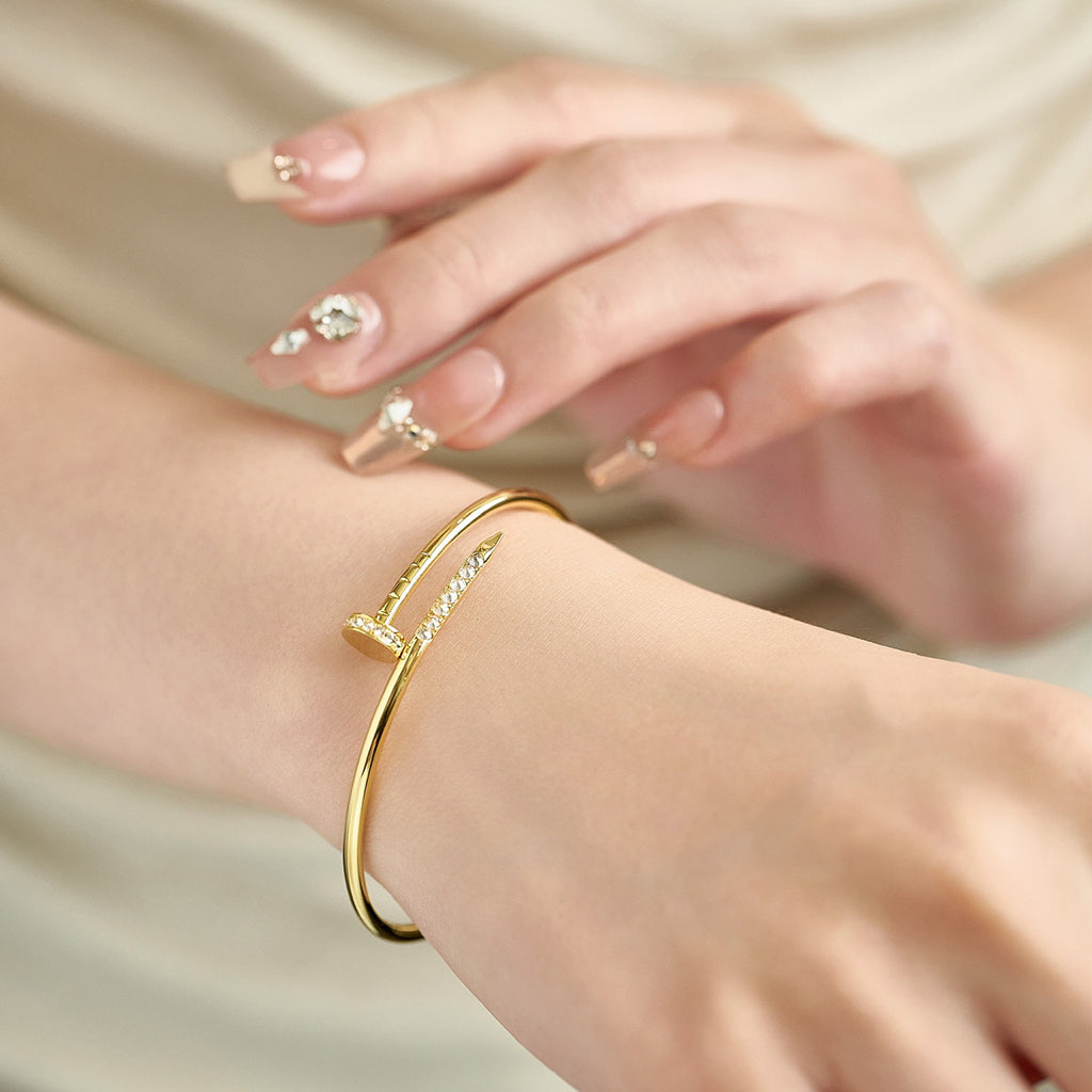 [⭐Haelin Jewelry]JUSTE BRACELET 2.5MM DIAMONDS