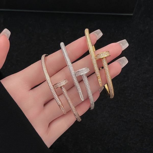 [⭐Haelin Jewelry]JUSTE BRACELET 3.5MM ALL DIAMONDS