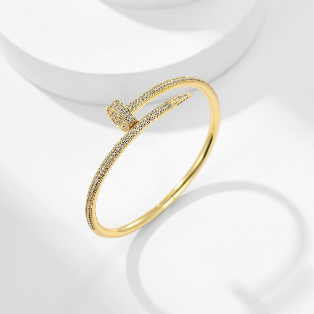 [⭐Haelin Jewelry]JUSTE BRACELET 3.5MM ALL DIAMONDS