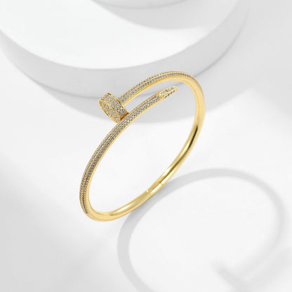 [⭐Haelin Jewelry]JUSTE BRACELET 3.5MM ALL DIAMONDS