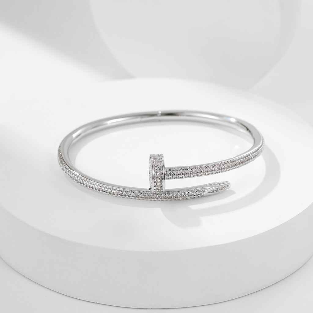 [⭐Haelin Jewelry]JUSTE BRACELET 3.5MM ALL DIAMONDS